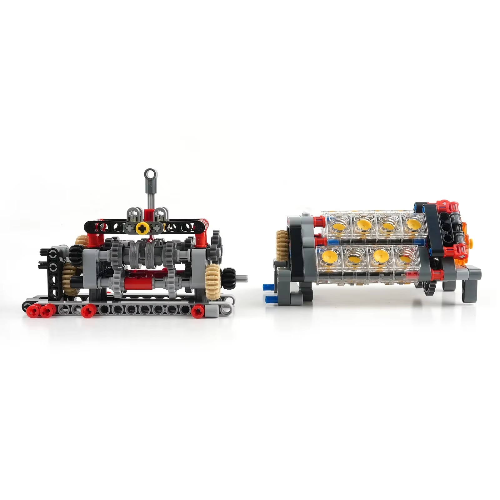 High-Tech Transparent V16 Engi - Model Kit Engine review and price