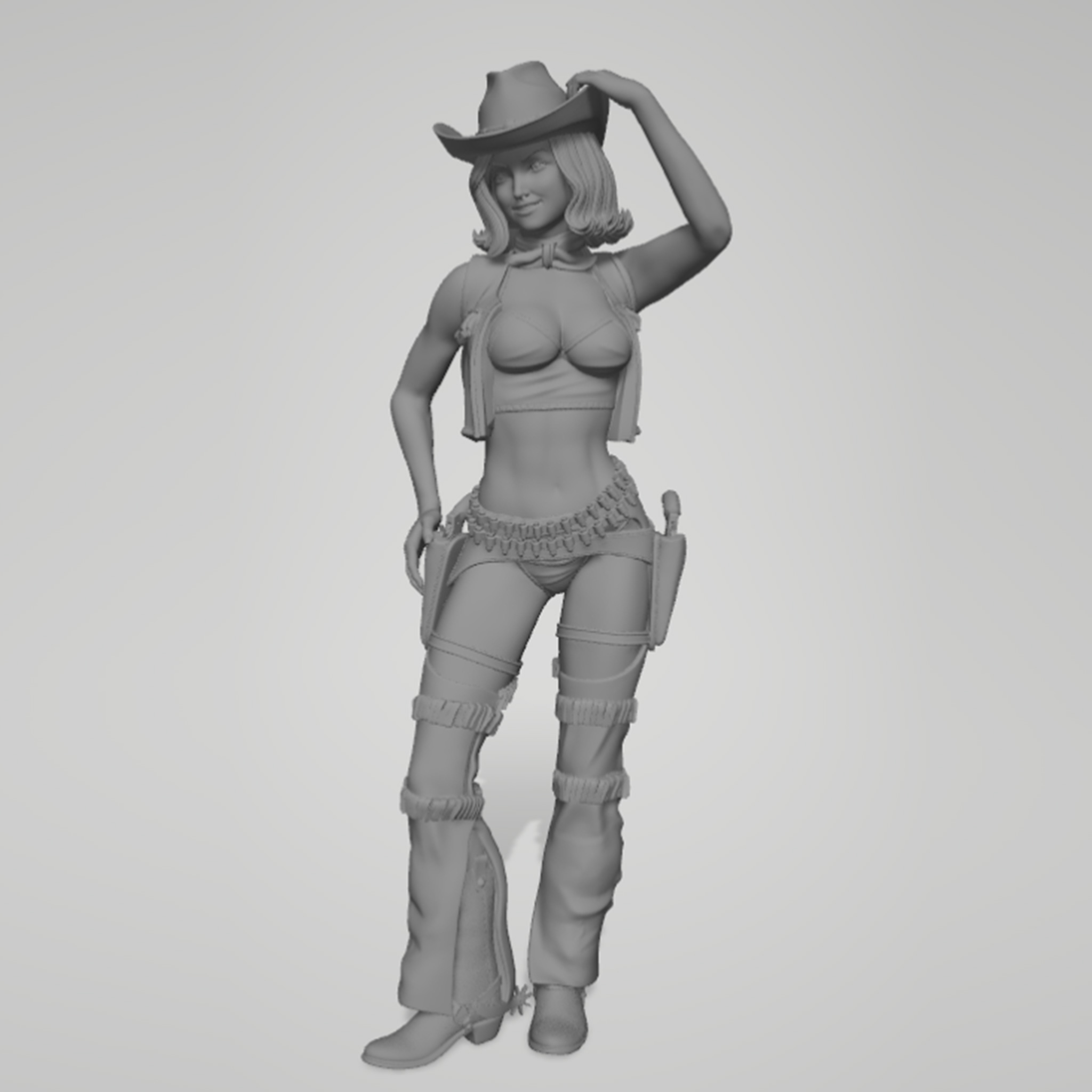 1/24 1/18 1/12 cowboy girl Una - Model Kit Fantasy review and price