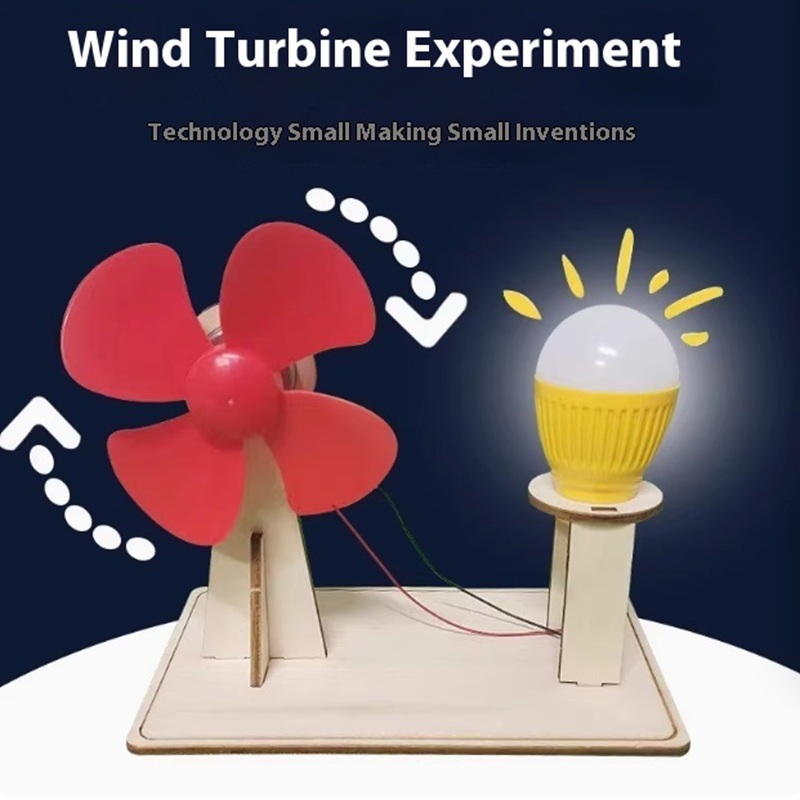 DIY Wooden Wind Turbine Model  - Model Kit Fantasy review and price