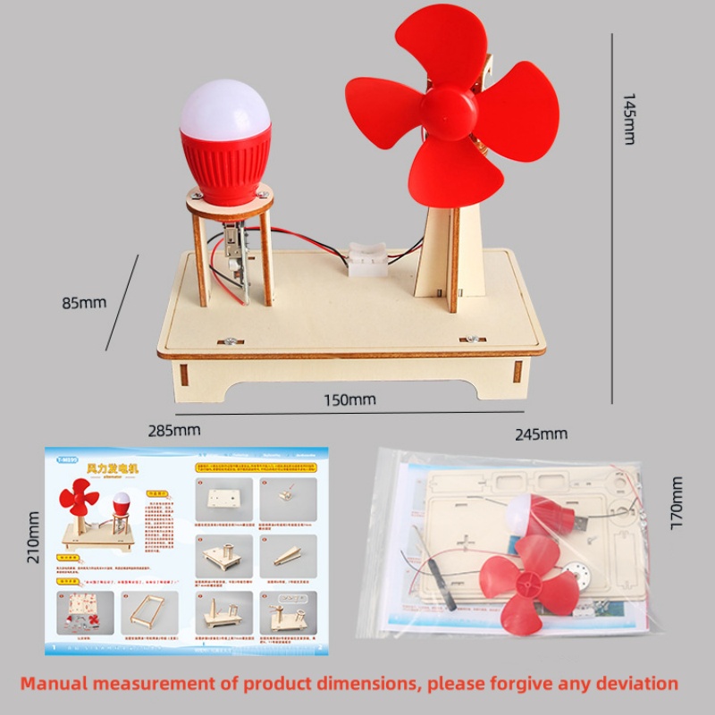 DIY Wooden Wind Turbine Model  - Model Kit Fantasy review and price