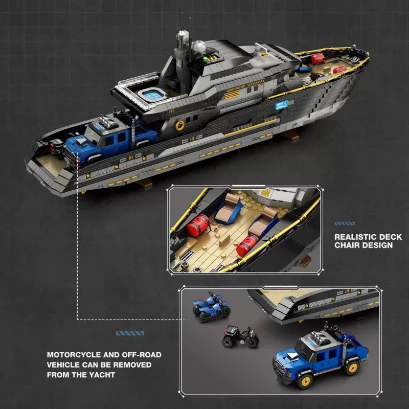 Reobrix 66103 Giant Luxury Yac - Model Kit Yacht review and price
